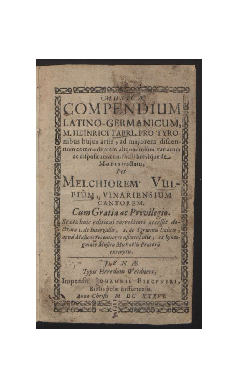 Musicae compendium