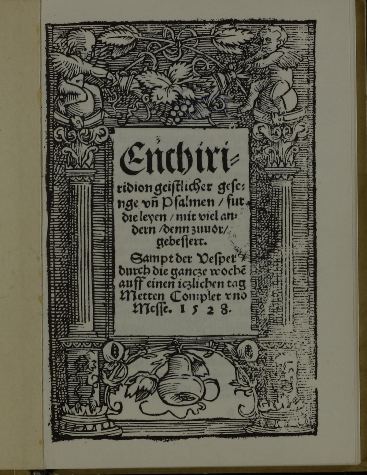 LG 4938 Enchiridion 1528 Faksimile